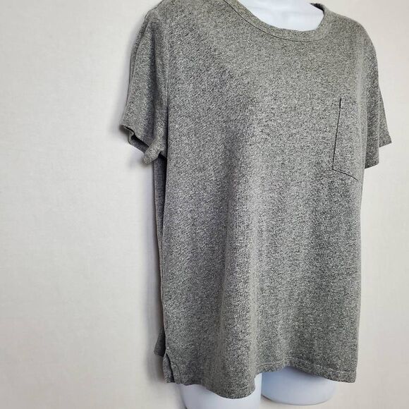 Old Navy Boyfriend Gray Short Sleeve Tee Size M - Picture 2 of 7